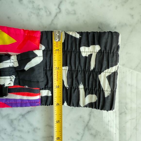 Vintage Obermeyer Ski Belt Neon Print Adjustable Fastex Buckle - Picture 9 of 10